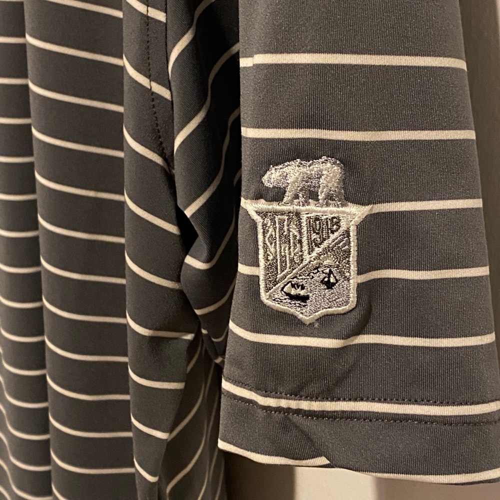 Straight Down Performance Golf Shirt/ Euc/ Large - image 6